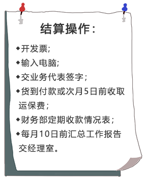 結(jié)算操作